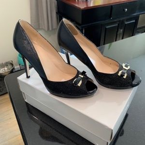 marc fisher shoes, black, size 8 1/2.
